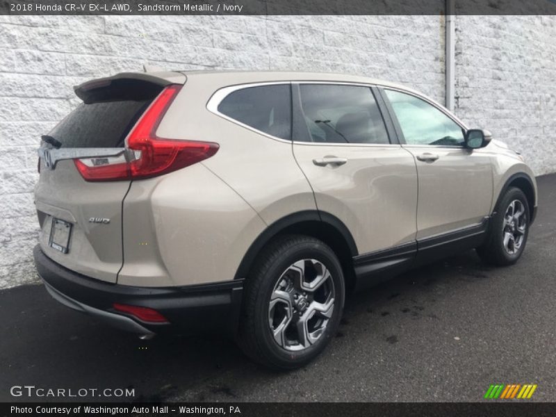 Sandstorm Metallic / Ivory 2018 Honda CR-V EX-L AWD