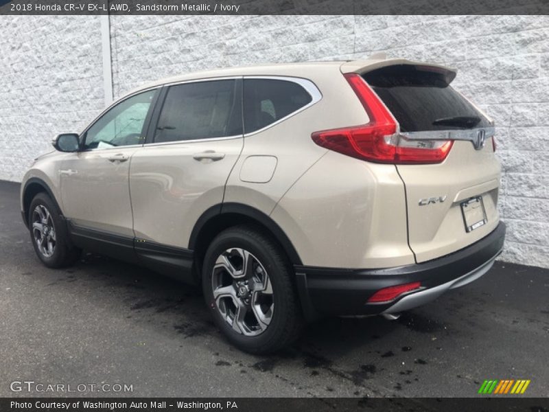 Sandstorm Metallic / Ivory 2018 Honda CR-V EX-L AWD