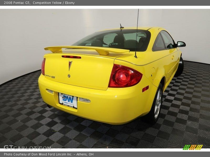 Competition Yellow / Ebony 2008 Pontiac G5