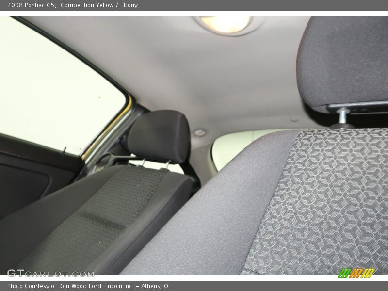 Competition Yellow / Ebony 2008 Pontiac G5