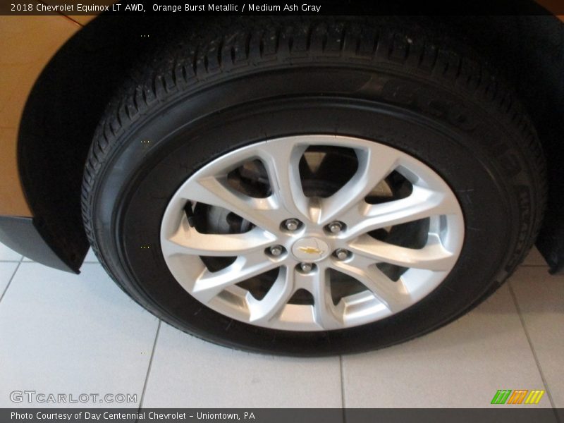 Orange Burst Metallic / Medium Ash Gray 2018 Chevrolet Equinox LT AWD