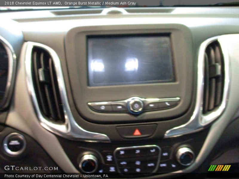 Orange Burst Metallic / Medium Ash Gray 2018 Chevrolet Equinox LT AWD