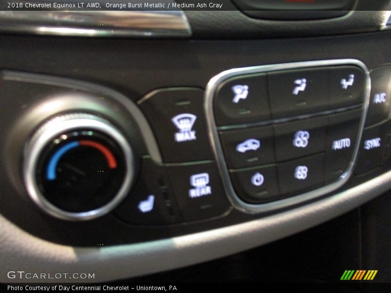 Orange Burst Metallic / Medium Ash Gray 2018 Chevrolet Equinox LT AWD