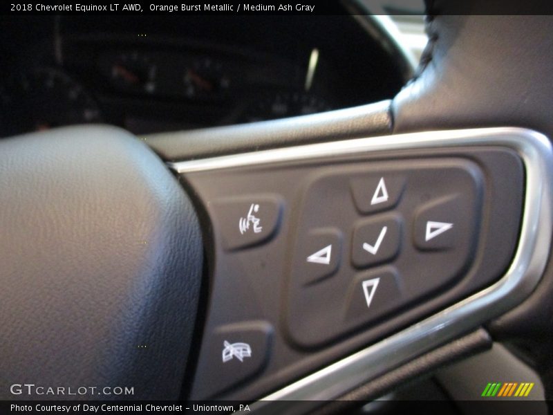 Orange Burst Metallic / Medium Ash Gray 2018 Chevrolet Equinox LT AWD
