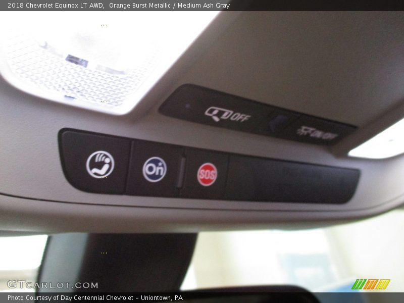 Orange Burst Metallic / Medium Ash Gray 2018 Chevrolet Equinox LT AWD