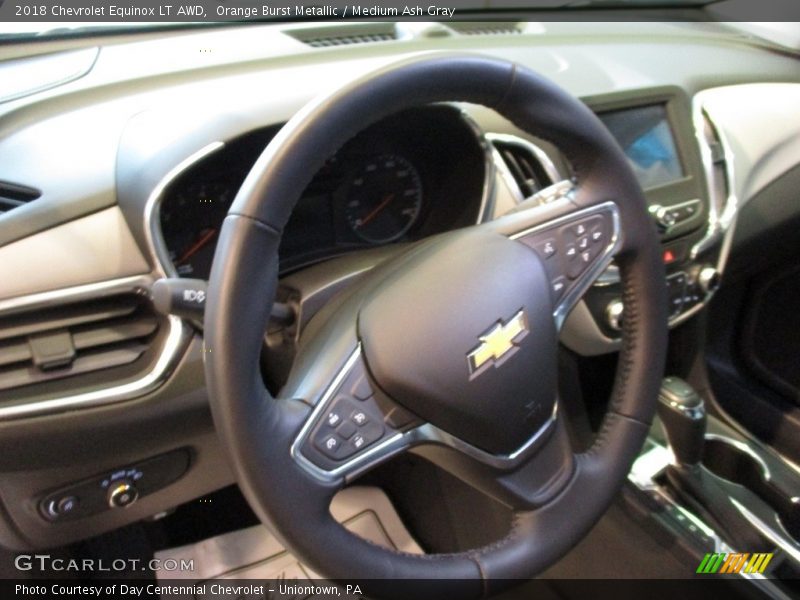 Orange Burst Metallic / Medium Ash Gray 2018 Chevrolet Equinox LT AWD