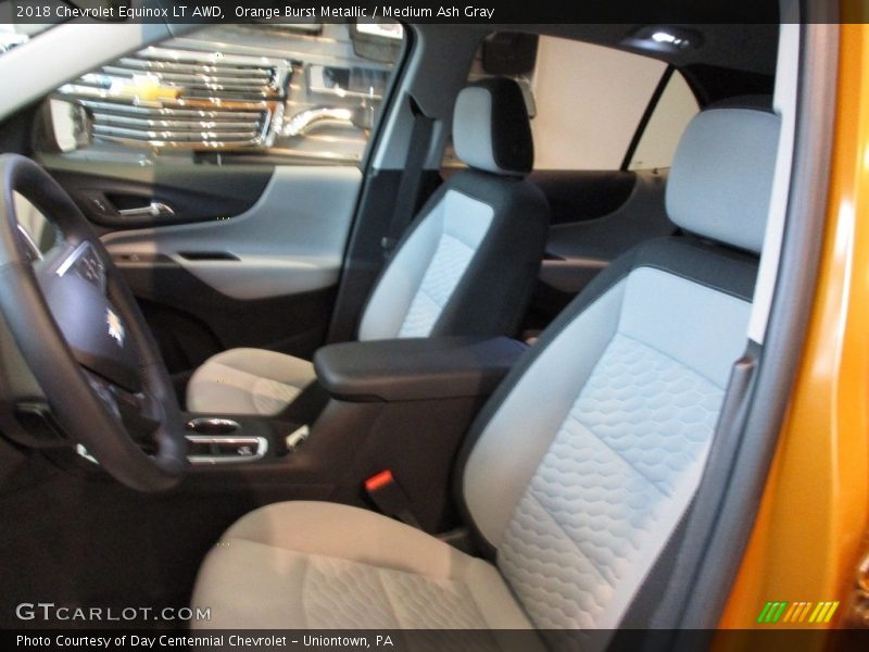 Orange Burst Metallic / Medium Ash Gray 2018 Chevrolet Equinox LT AWD