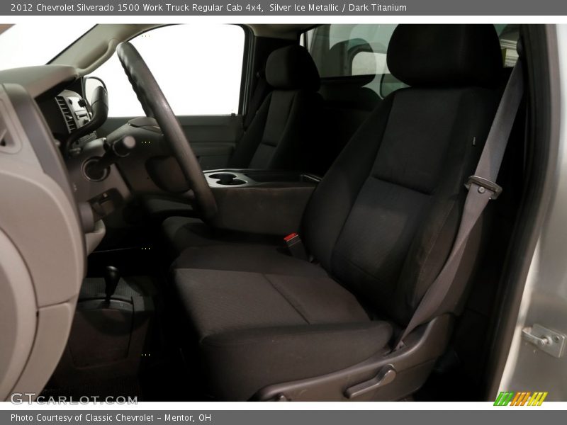 Silver Ice Metallic / Dark Titanium 2012 Chevrolet Silverado 1500 Work Truck Regular Cab 4x4