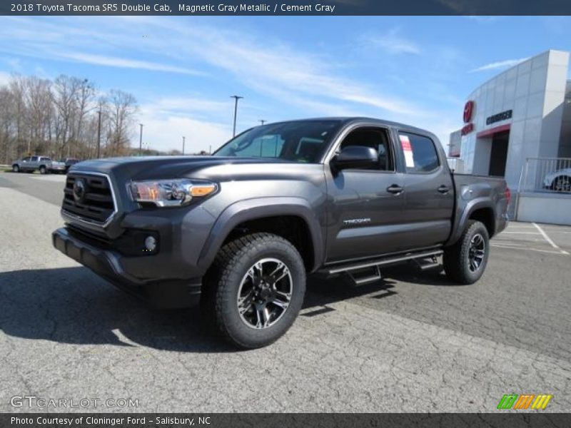 Magnetic Gray Metallic / Cement Gray 2018 Toyota Tacoma SR5 Double Cab