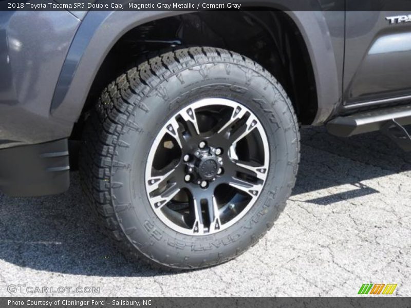 Magnetic Gray Metallic / Cement Gray 2018 Toyota Tacoma SR5 Double Cab