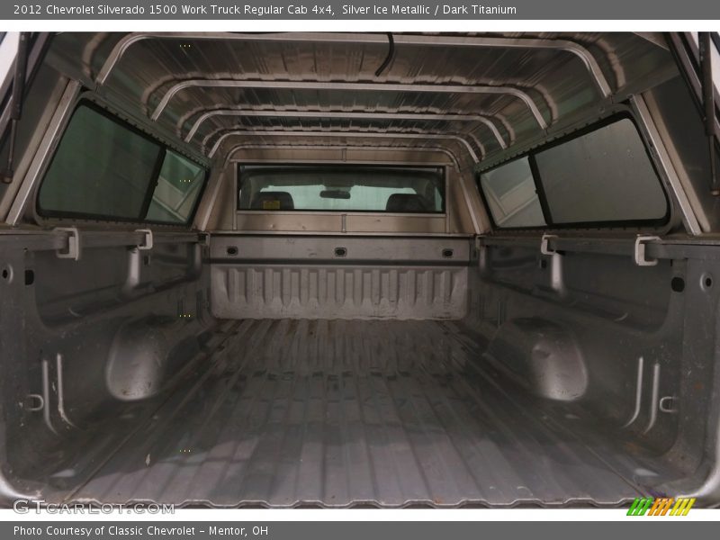 Silver Ice Metallic / Dark Titanium 2012 Chevrolet Silverado 1500 Work Truck Regular Cab 4x4