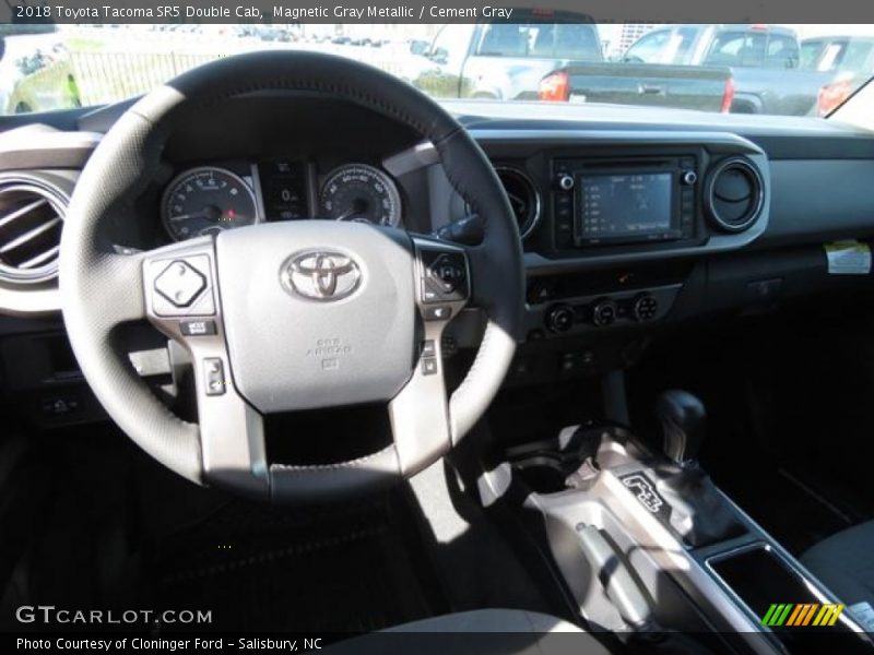 Magnetic Gray Metallic / Cement Gray 2018 Toyota Tacoma SR5 Double Cab