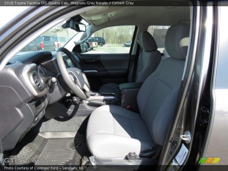 Magnetic Gray Metallic / Cement Gray 2018 Toyota Tacoma SR5 Double Cab