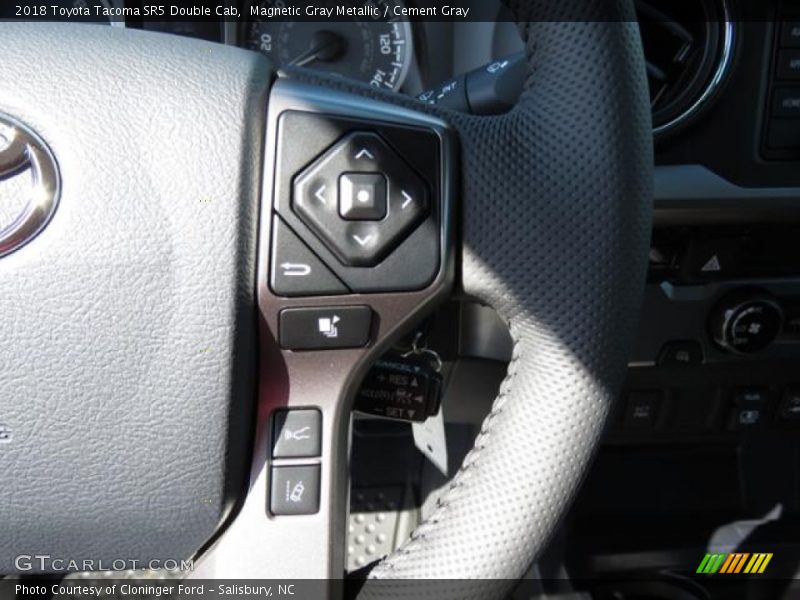 Magnetic Gray Metallic / Cement Gray 2018 Toyota Tacoma SR5 Double Cab