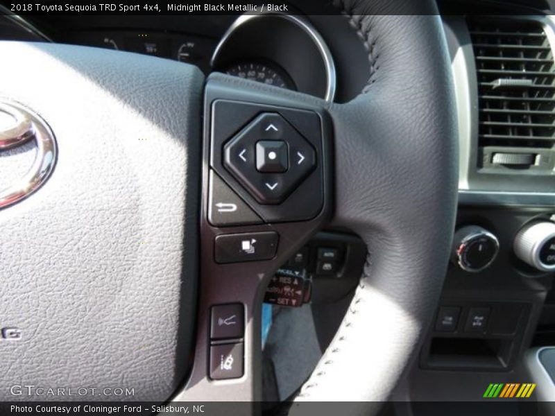 Midnight Black Metallic / Black 2018 Toyota Sequoia TRD Sport 4x4