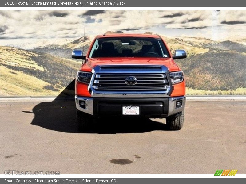 Inferno Orange / Black 2018 Toyota Tundra Limited CrewMax 4x4