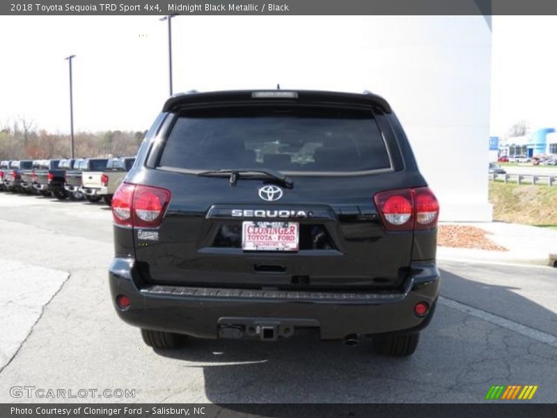 Midnight Black Metallic / Black 2018 Toyota Sequoia TRD Sport 4x4