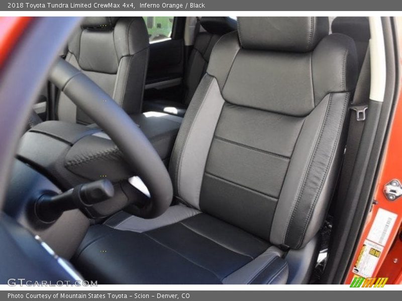 Inferno Orange / Black 2018 Toyota Tundra Limited CrewMax 4x4