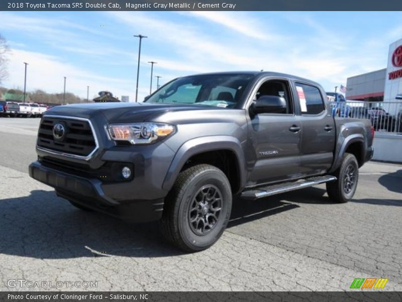 Magnetic Gray Metallic / Cement Gray 2018 Toyota Tacoma SR5 Double Cab