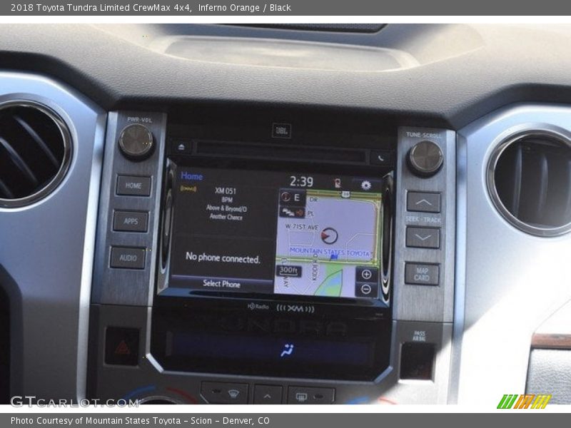 Inferno Orange / Black 2018 Toyota Tundra Limited CrewMax 4x4