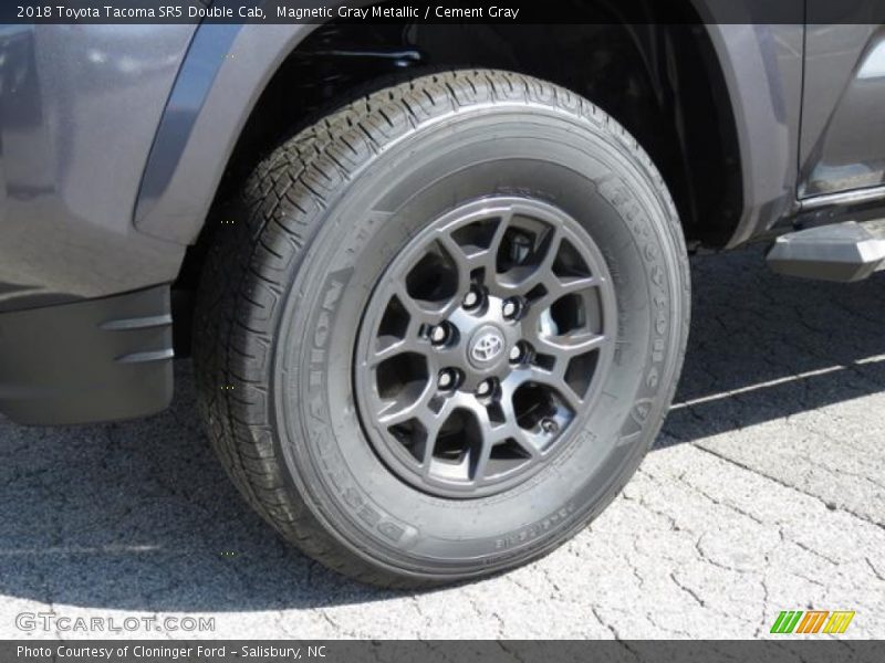 Magnetic Gray Metallic / Cement Gray 2018 Toyota Tacoma SR5 Double Cab