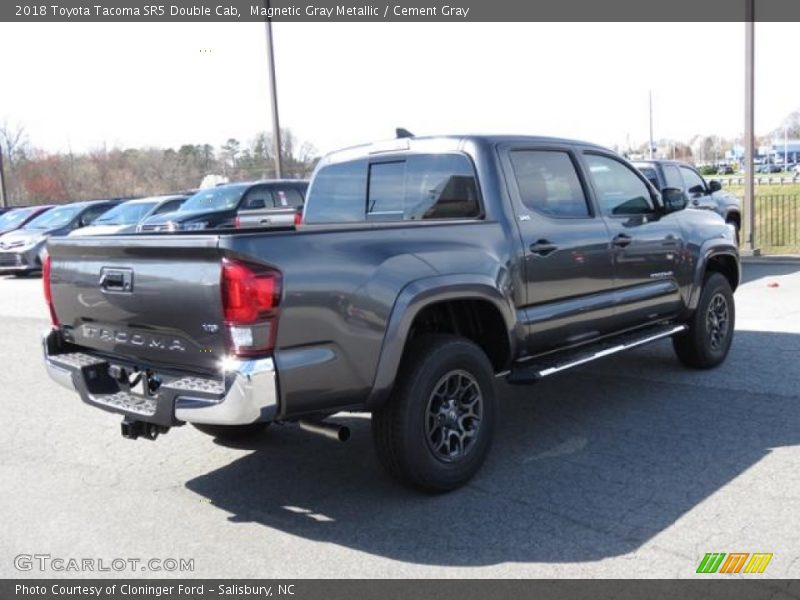 Magnetic Gray Metallic / Cement Gray 2018 Toyota Tacoma SR5 Double Cab