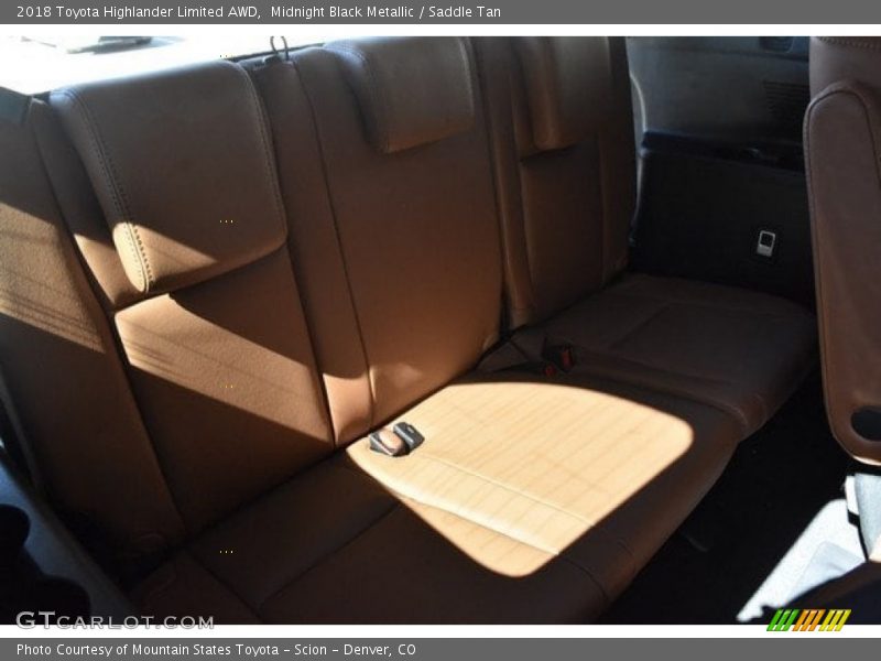 Midnight Black Metallic / Saddle Tan 2018 Toyota Highlander Limited AWD