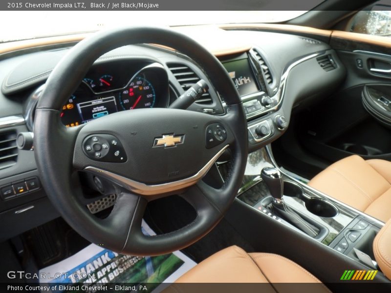 Black / Jet Black/Mojave 2015 Chevrolet Impala LTZ