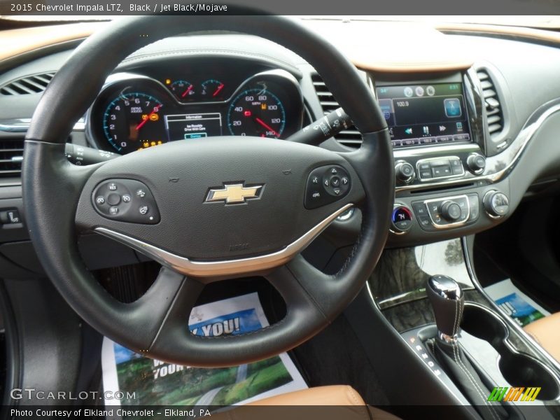 Black / Jet Black/Mojave 2015 Chevrolet Impala LTZ
