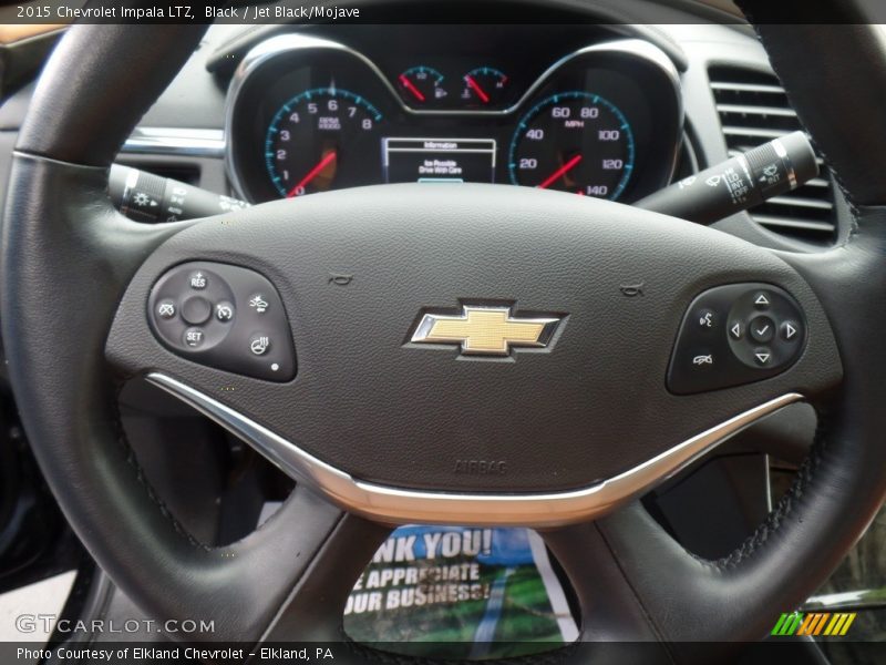 Black / Jet Black/Mojave 2015 Chevrolet Impala LTZ