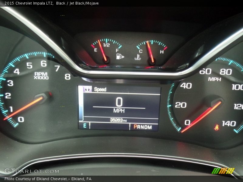 Black / Jet Black/Mojave 2015 Chevrolet Impala LTZ