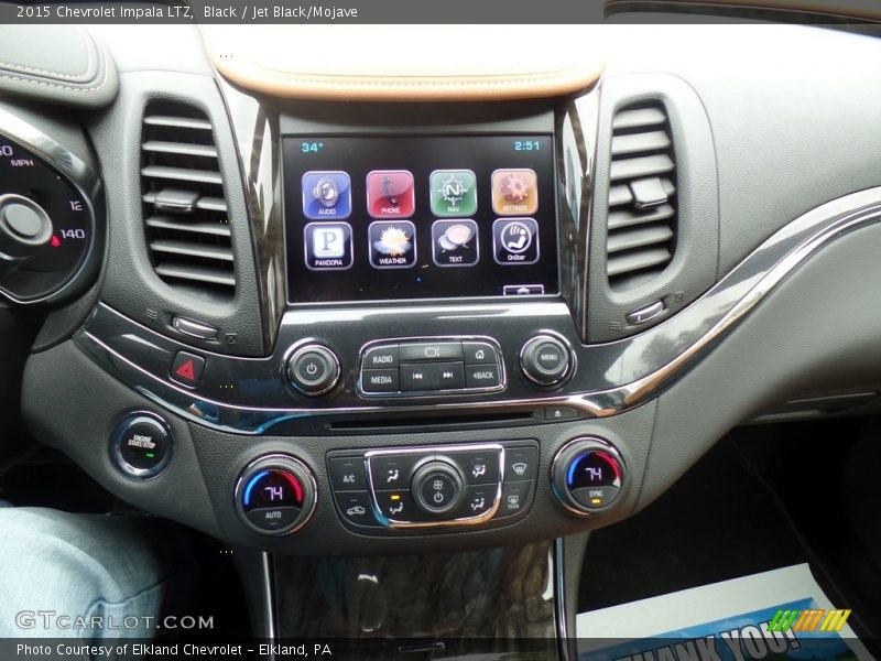 Black / Jet Black/Mojave 2015 Chevrolet Impala LTZ