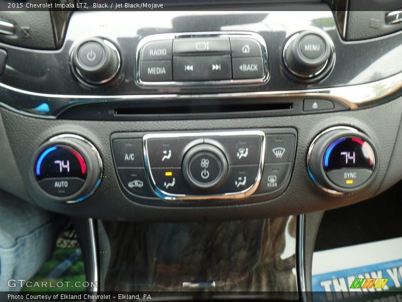 Black / Jet Black/Mojave 2015 Chevrolet Impala LTZ