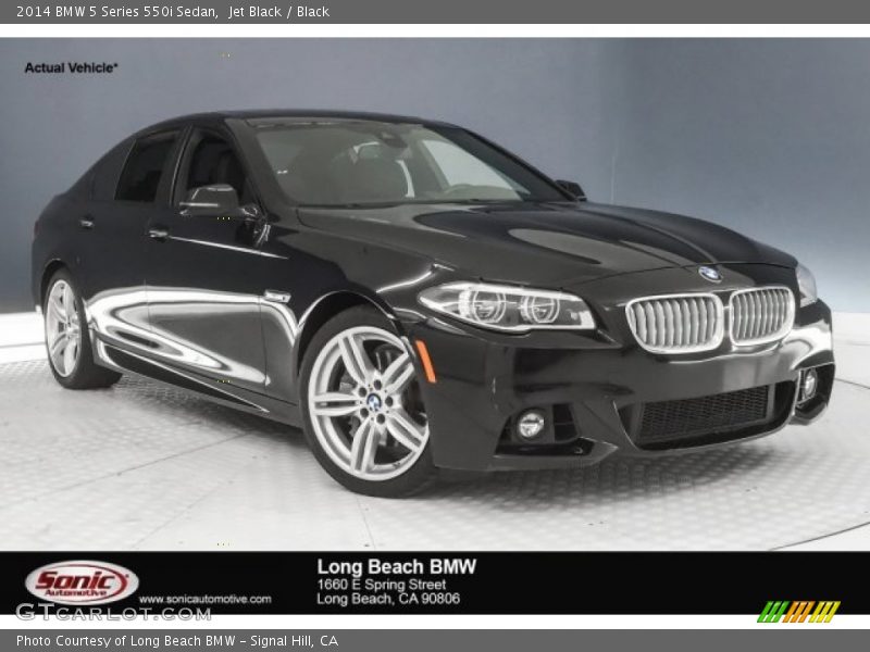 Jet Black / Black 2014 BMW 5 Series 550i Sedan