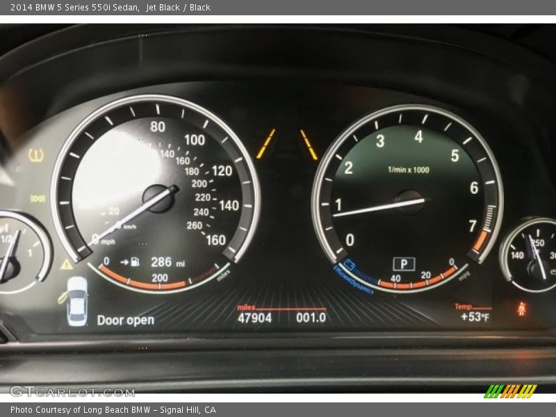 Jet Black / Black 2014 BMW 5 Series 550i Sedan