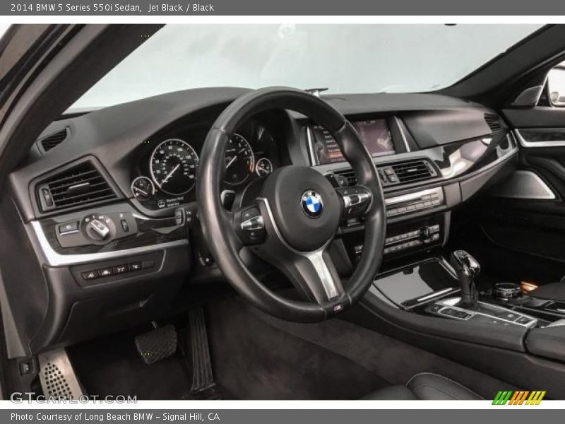 Jet Black / Black 2014 BMW 5 Series 550i Sedan