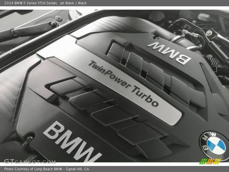 Jet Black / Black 2014 BMW 5 Series 550i Sedan