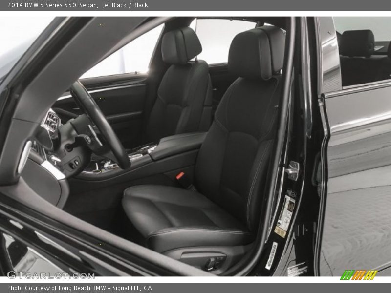 Jet Black / Black 2014 BMW 5 Series 550i Sedan