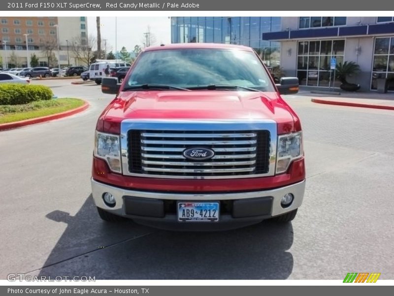 Red Candy Metallic / Pale Adobe 2011 Ford F150 XLT SuperCrew