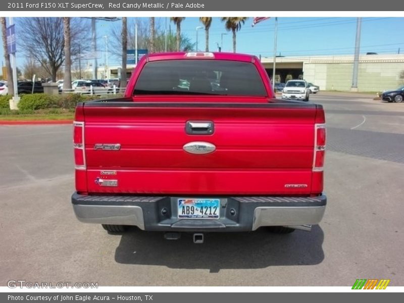 Red Candy Metallic / Pale Adobe 2011 Ford F150 XLT SuperCrew