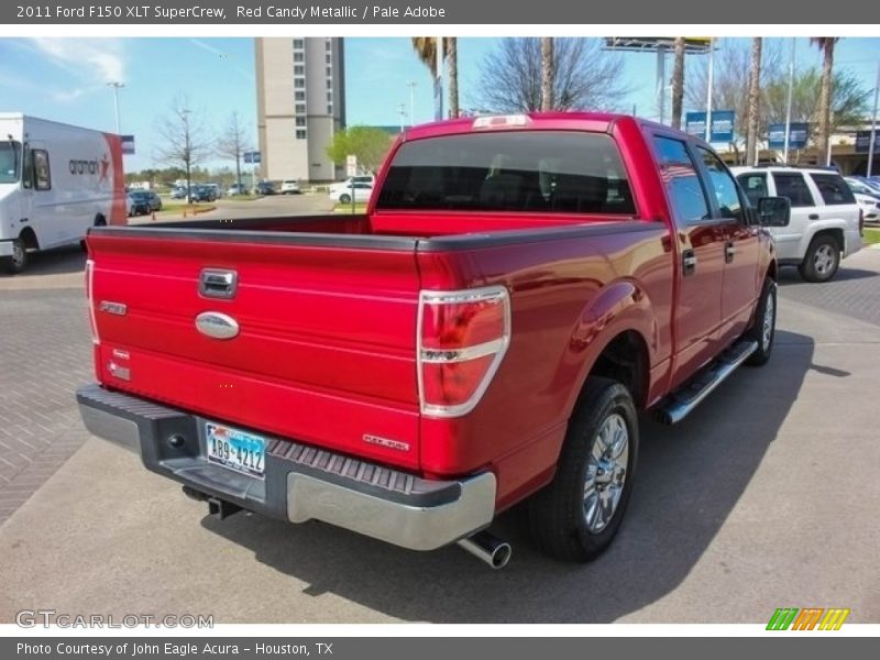 Red Candy Metallic / Pale Adobe 2011 Ford F150 XLT SuperCrew