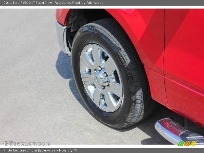 Red Candy Metallic / Pale Adobe 2011 Ford F150 XLT SuperCrew