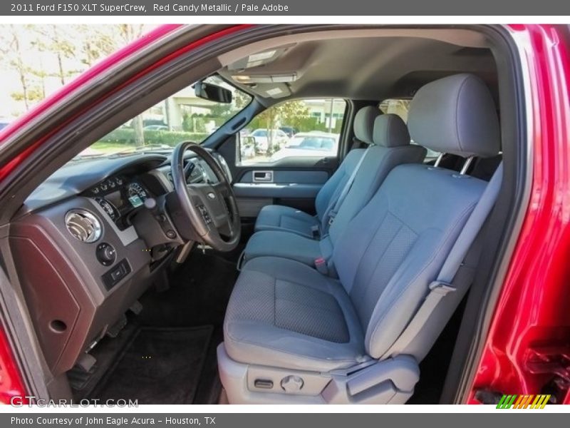 Red Candy Metallic / Pale Adobe 2011 Ford F150 XLT SuperCrew