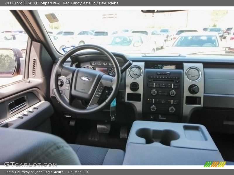 Red Candy Metallic / Pale Adobe 2011 Ford F150 XLT SuperCrew