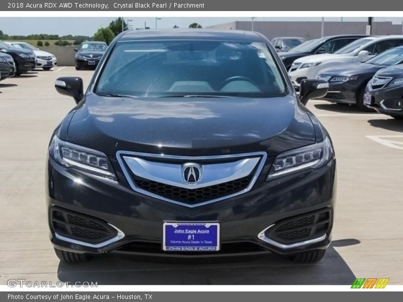 Crystal Black Pearl / Parchment 2018 Acura RDX AWD Technology