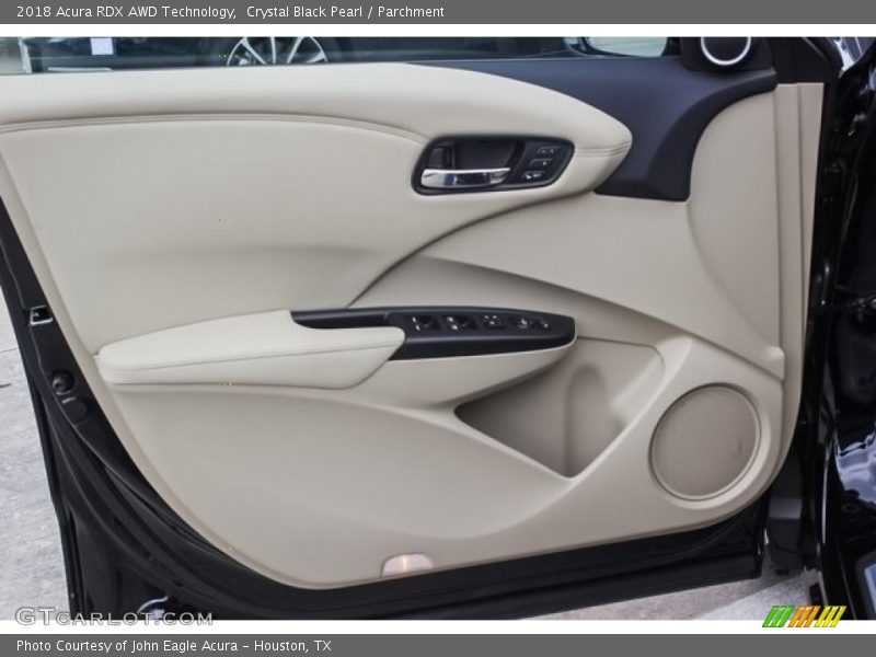 Crystal Black Pearl / Parchment 2018 Acura RDX AWD Technology