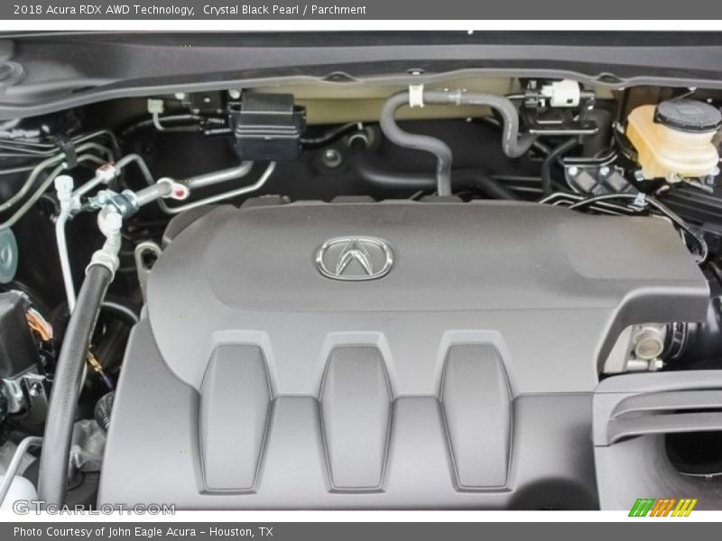 Crystal Black Pearl / Parchment 2018 Acura RDX AWD Technology
