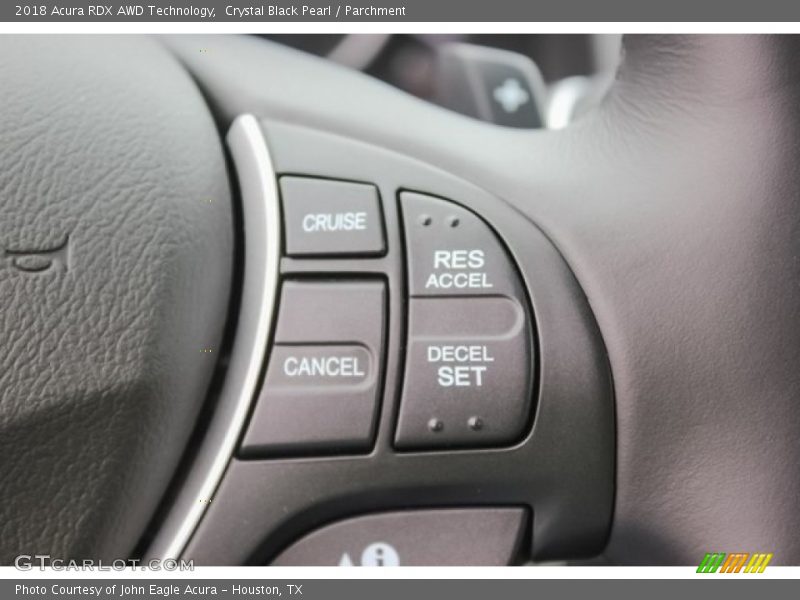 Crystal Black Pearl / Parchment 2018 Acura RDX AWD Technology