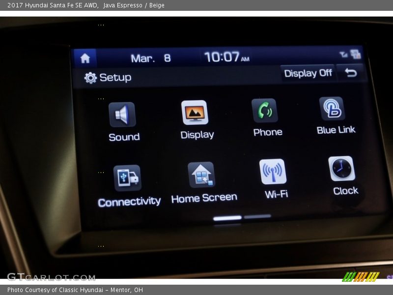 Java Espresso / Beige 2017 Hyundai Santa Fe SE AWD