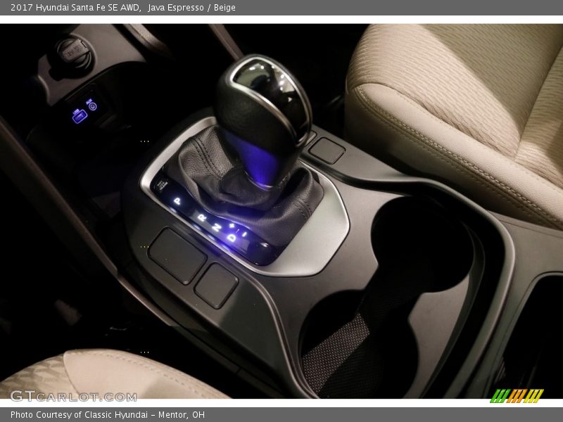 Java Espresso / Beige 2017 Hyundai Santa Fe SE AWD
